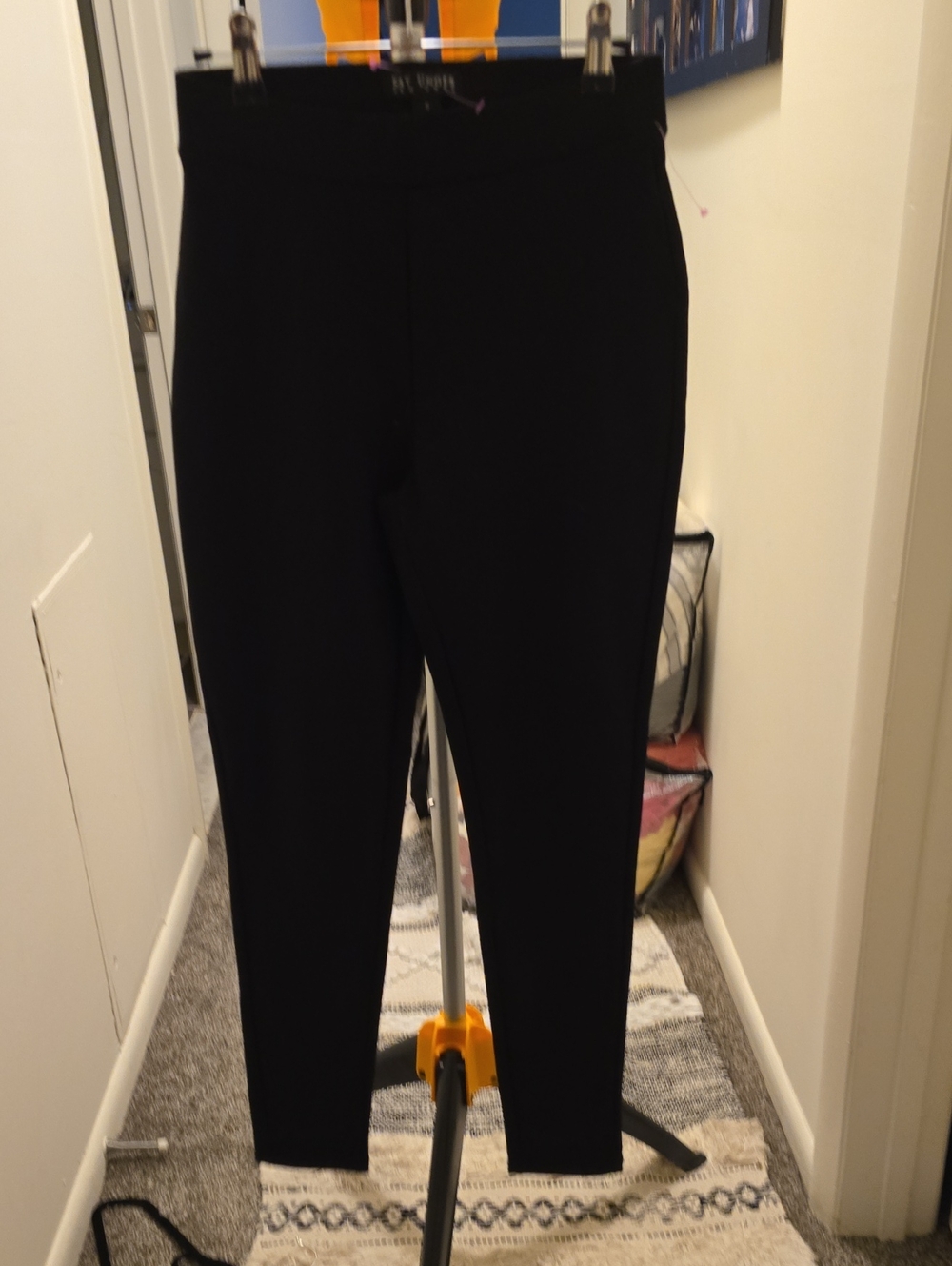 Kay Unger Black Ponte Skinny Pants